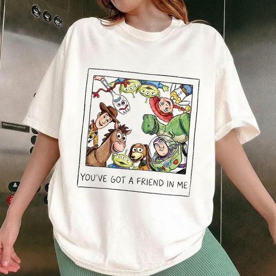 Retro You've Got A Friend In Me Shirt, Toy Story Shirt, Disney Pixar Shirt, Woody Buzz Toy Story Party, Disney Shirt, Disney Family Trip Tee
