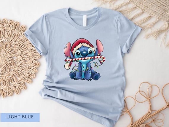 Lilo And Stitch Shirt, Lilo And Stitch Christmas, Stitch T-Shirt, Disney Christmas Shirt, Disney Sweatshirt, Christmas Shirt, Christmas Gift