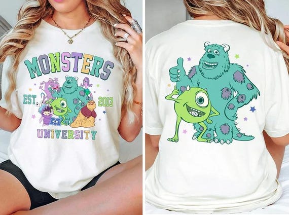 Monsters University Est. 2013 Shirt, Disney Monster School Shirt, Mike Wazowski & Friends Shirt, Back To School Tee, WDW Family Vacay Shirt