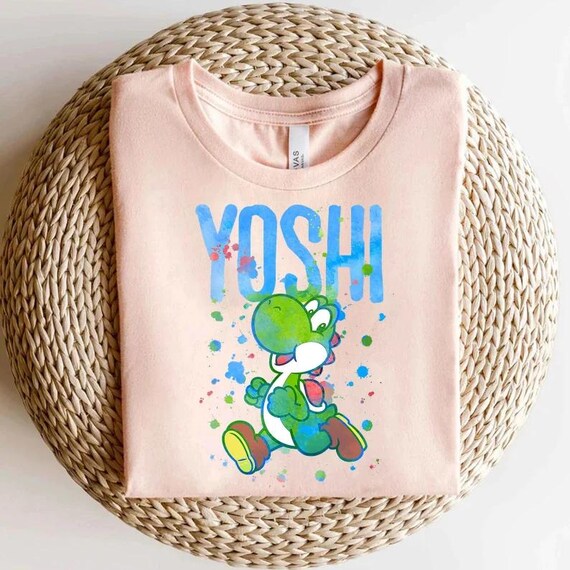 Super Mario Yoshi Shirt, Super Yoshi Shirt, Yoshi Shirt, Halloween Yoshi Shirt, Super Mario Shirt, Nintendo World Shirt,Yoshi Watercolor Tee