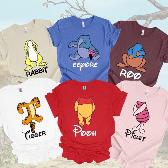 Winnie The Pooh Costume Shirt,Winnie The Pooh Shirt,Tigger Shirt,Pooh Bear Shirt,Disney Family Trip Shirt,Winnie The Pooh Birthday Shirt