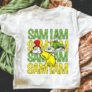 Dr. Seuss I Am Sam Shirt: Reading Day T-Shirt
