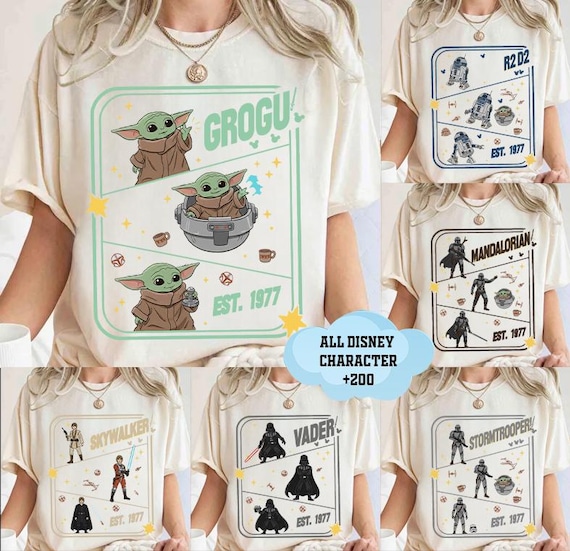 Disney Star Wars Character Shirt, All Disney Character Character, Star Wars May The 4th Be With You Shirt, Star Wars Trip Group Tee