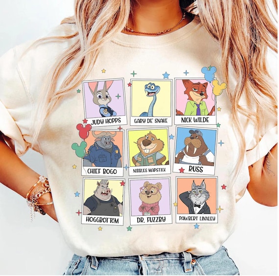 Disney Zootopia 2 Est Movie Shirt, Judy Hopps Nick Wilde Gary De'Snake , Zootropolis, Disneyland Family 2025 Trip Shirt