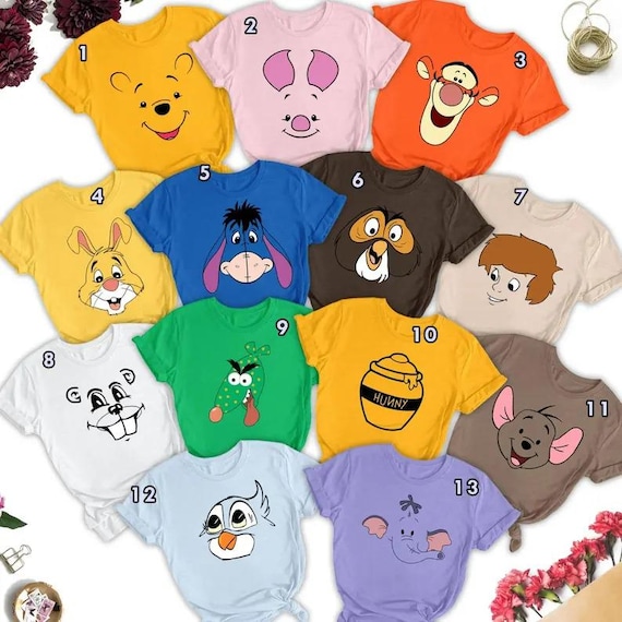 Disney Winnie The Pooh And Friends Face Shirt, Disney Pooh Shirt, Disneyland Shirt, Pooh Bear Shirt, Disney Shirt, Disney Trip Sweatshirt