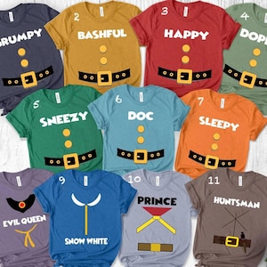 Seven Dwarfs Shirt: Snow White Family Vacation Tee