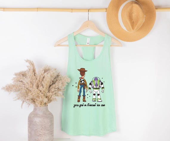 You've Got A Friend In Me Tank Top, Disney Tank Top, Toy Story Tank Top, Buzz and Woody Tank, Disney Friends Tank, Disney Family Tank Top