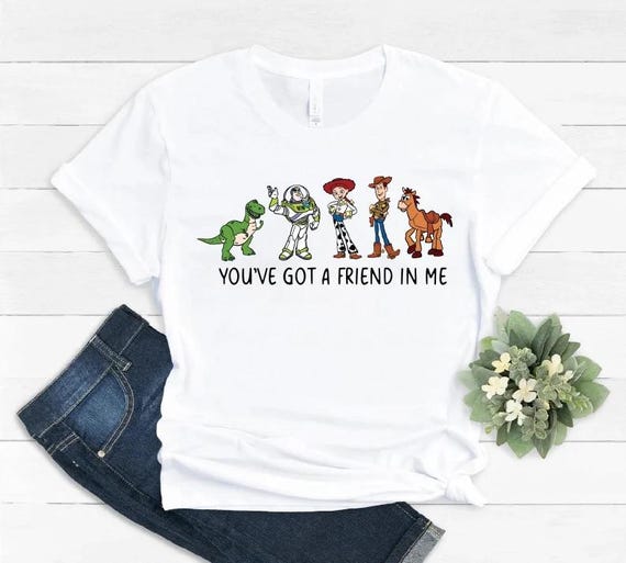You've Got A Friend In Me Shirt, Toy Story Land Shirt, Toy Story Characters Sweatshirt, Disney Toy Story, Disney Group Sweatshirt