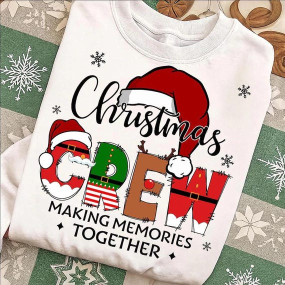 2025 Christmas Crew Matching Shirts, Making Memories Together Christmas Family Shirt, Christmas Group Shirt, Christmas Crew,Christmas Gift