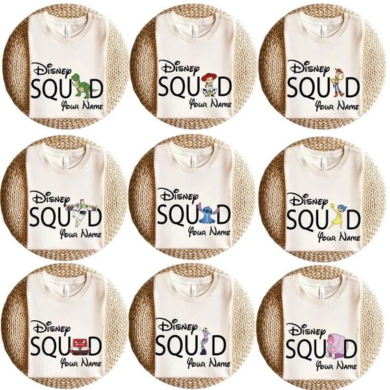 Disney Squad Shirt, Custom Disney Shirt, 2025 Disney Family Shirt, Disney Trip Shirt, Mickey & Friends Shirt, Disney Kids Shirt