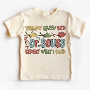 Dr. Seuss One Fish Two Fish Shirt: Reading Day Matching Tee