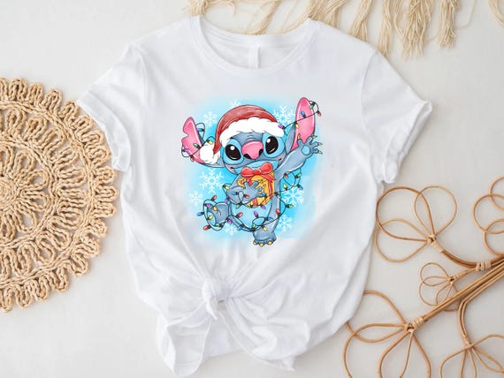 Lilo And Stitch Shirt, Lilo And Stitch Christmas, Stitch T-Shirt, Disney Christmas Shirt, Disney Sweatshirt, Christmas Shirt, Christmas Gift