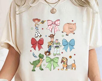 Camiseta de Toy Story de Disney Pixar, camiseta de vacaciones familiares de Toy Story, camiseta de Woody, Buzz, Rex, Hamm, camiseta de Pizza Planet, viaje a Disneyland Magic Kingdom