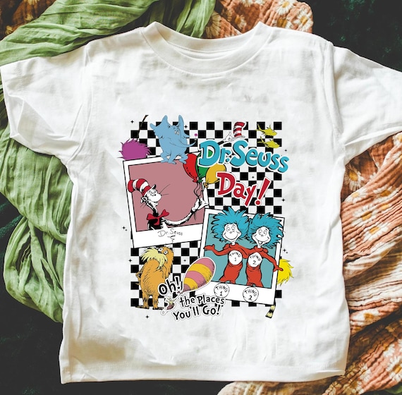 Read Across America T-shirt,Reading Day Shirt,Reading Friends Tee,Cat In The Hat,Cute Animal Book Characters Shirt For