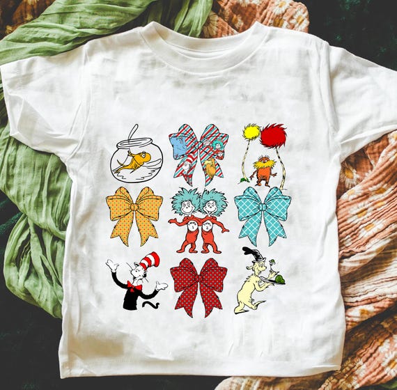 Dr.Seuss Day Shirt, Reading Day T-shirt, Read Across Shirt, Cat In The Hat Kids Toddler Adult T-Shirt, Reading Week Matching Shirt