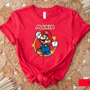 Super Mario Shirt,Super Mario Family Shirt,Super Mario Birthday Party Shirt,Mario & Friends Party Shirt,Personalized Mario Shirt