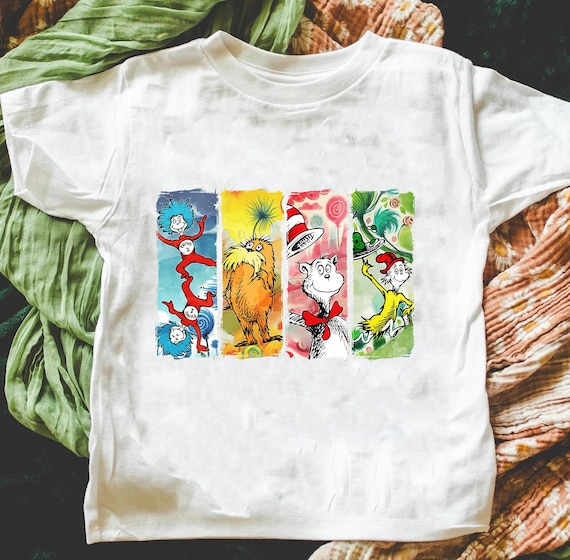 Read Across America T-shirt,Reading Day Shirt,Reading Friends Tee,,Cat In The Hat,Cute Animal Book Characters Shirt For