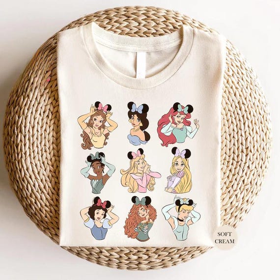 Disney Princess Shirt, Watercolor Princess Shirt, Disney Trip Shirt, Cute Disney Princess Shirt, Disneyworld Princess Girls Trip Shirt