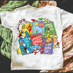 Dr. Seuss Day Shirt: Cat in the Hat Kids Reading T-Shirt