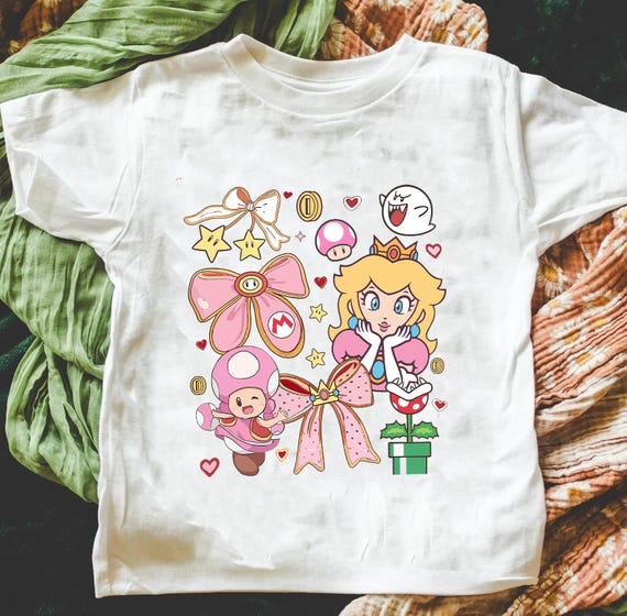 Coquette Bow Princess Peach Shirt, Princess Peach Womens Shirt, Feeling Peachy Shirt, Girls Trip Shirt, Epic Universe Shirt