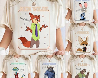 Disney Zootopia 2 Est Movie Police Department Shirt, Judy Hopps Nick Wilde Gary De'Snake , Zootropolis, Disneyland Family 2025 Trip Shirt