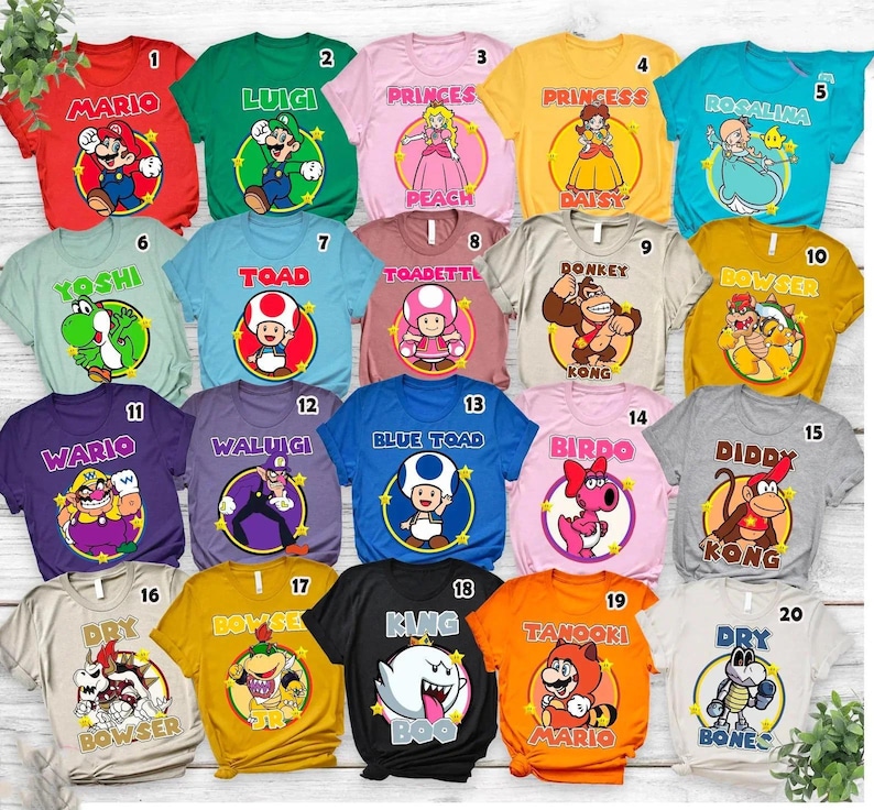King Boo-shirt: Super Mario Party-T-shirt afbeelding 2