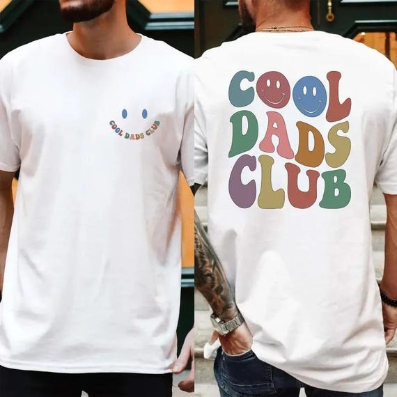 Cool Dads Club Shirt, Cool Dad T-shirt, Funny Dad Outfit, Best Dad Ever Tee, Dada Birthday Clothing Gift, Father Day Gifts