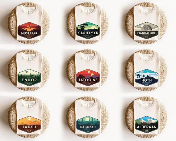 Star Wars Planets Shirt, Tatooine, Endor, Hoth, Disney Family Vacation Matching Tee, Star Wars Planets National Park Shirt, Star Wars Shirts