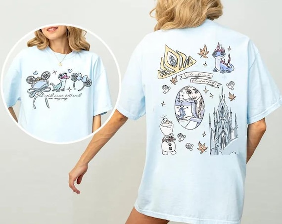 Disney Elsa Shirt, Disney Coquette Bow Frozen Elsa Shirt, Olaf and Bruni Shirt, Arendelle Castle Shirt, Winter Magic Shirt