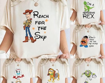 Disney Toy Story Shirt, Matching Family Disney Shirts, Disney Group Shirts, Toy Story Birthday Shirts, Woody Buzz Jessie Alien