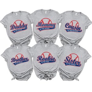 Rookie of The Birthday Boy Shirt: Baseball First Birthday Tee