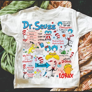 Dr. Seuss Day Shirt: Cat in the Hat Reading T-Shirt