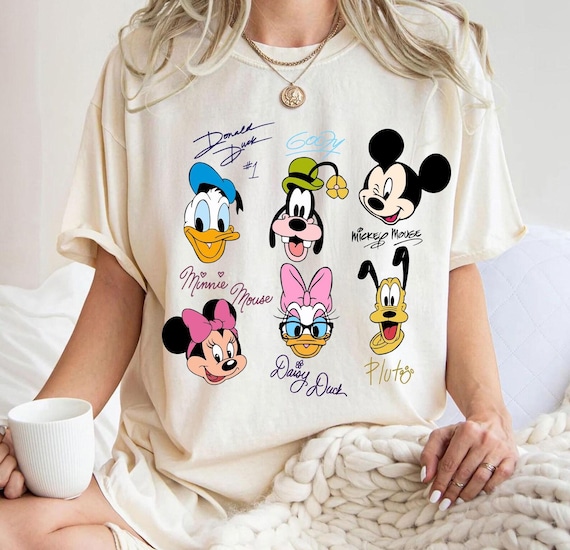 Mickey And Friends Sweatshirt And Shirt,Disney Character Sweatshirt,Donald Daisy Goofy Pluto,Disney Family Shirt,Disney Group Matching Shirt