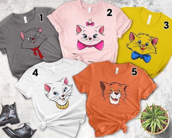 Retro Disney The Aristocats Est 1970 Marie Duchess Berlioz Toulouse Cat Shirt, Disneyland Trip Gift, Matching Family Shirts, Magic Kingdom