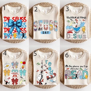 Dr. Seuss Day T-Shirt: Cat in the Hat, Reading Week Matching Shirt