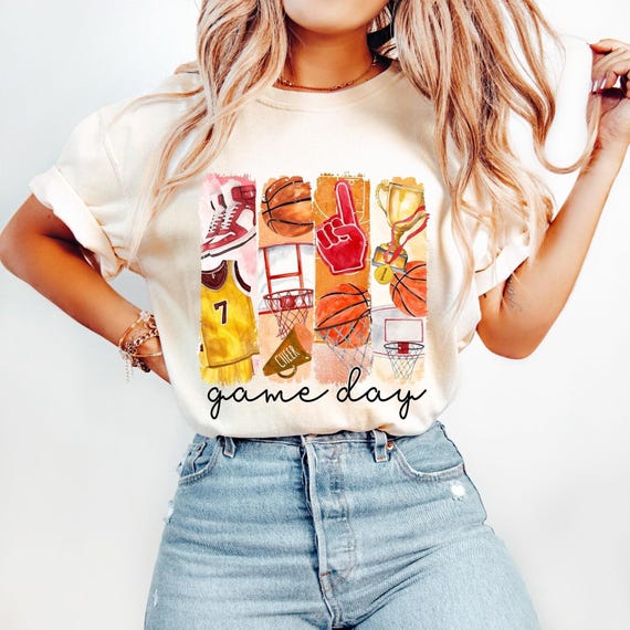 Game Day Basketball Shirt, Basketball Shirt, Game Day Shirt, Basketball Lover Gift, Basketball Shirt, Basketball Mom Shirt, Game Day Gifts