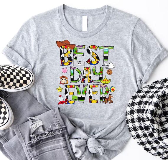Toy Story Shirt, Disney Best Day Ever T-Shirt, Buzz Lightyear Sweater, Disney Trip Shirt, T-Rex Jessie Shirt, Woody Shirt, Mickey Head Shirt