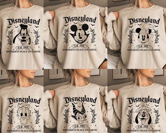 Disney Halloween All Characters Shirts, Mickey And Friends Halloween Shirt, Halloween Party Shirt, Disney Family Halloween Shirts