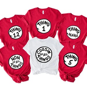 Dr.Seuss Day Thing Shirt, Mutter aller Dinge, personalisierte Shirts, Thing Shirts, Familie passende Shirts, benutzerdefinierte Familien T-Shirts, lustiges T-Shirt, Muttertag