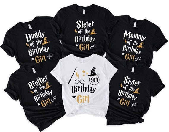 Custom Wizard Birthday Squad Shirts, Magic Birthday Shirt, Personalized Birthday Shirts, Birthday Girl and Boy Shirts, Best friend Birthday