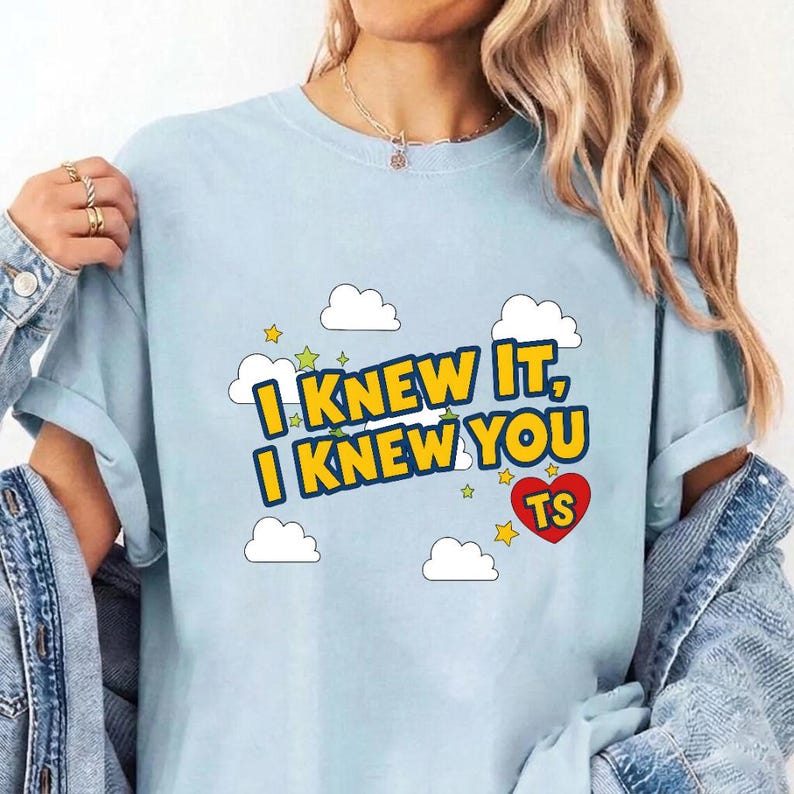 I Knew It I Knew You Shirt, TS and Toy Story 5 Friendship Shirt, Woody Buzz Lightyear Tee, Disneyland Toy Story Family Matching Tee image 1