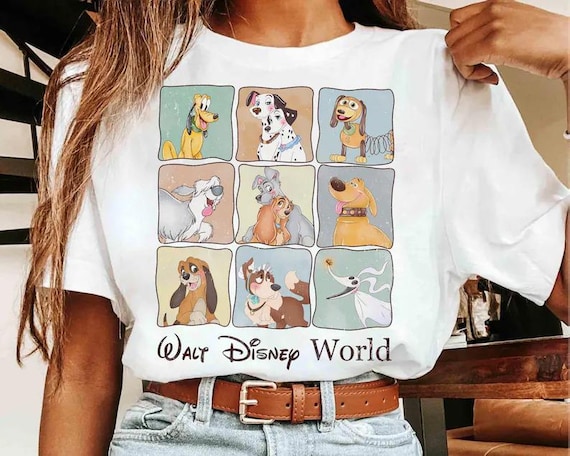 Disney Dogs Shirt, Dog Lovers Shirt, Cute Disney Dogs Tee, Disney Pets Movie Dogs Group Tee, Disneyland Family Matching Tee