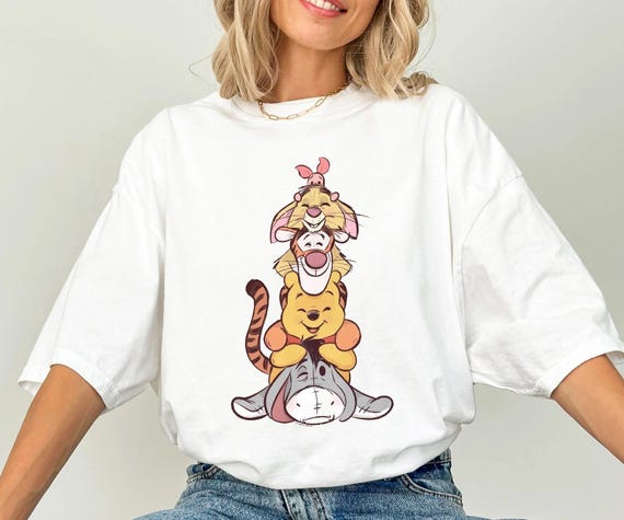 Winnie The Pooh Friends Shirt And Sweatshirt, Winnie The Pooh Shirt, Winnie The Pooh Sweater, Disney Trip Shirt,Disney Family Matching Shirt