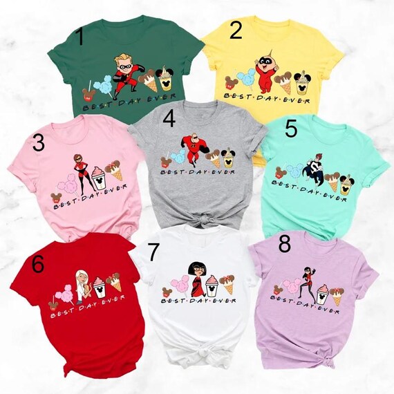 The Incredibles Family Shirt,The Incredibles Character Shirt,The Incredibles Birthday Party Shirt,The Incredibles Best Day Ever Shirt