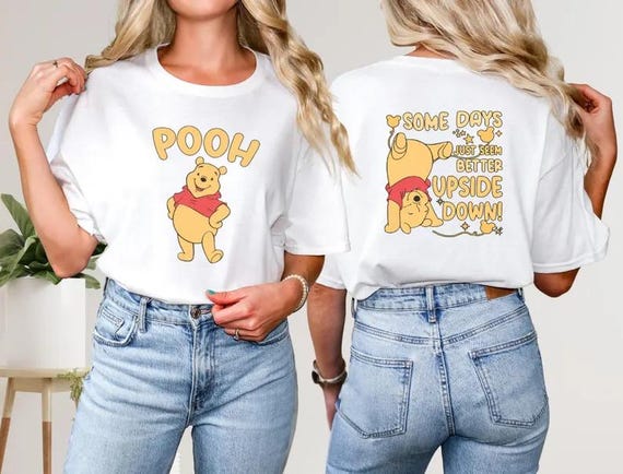 Winnie the Pooh Friends 2 Side Shirt, Winnie the Pooh Shirt,The Pooh Family Shirt,Pooh Friends Matching Shirt,Winnie The Pooh Birthday Shirt