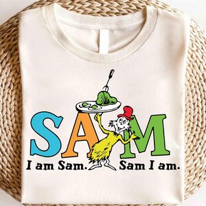 Dr. Seuss I Am Sam Shirt: Reading Day T-Shirt