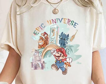 Retro Epic Universe Shirt, Familienuniversum Parkreise 2025 Shirt, Disney-Shirt, Expresso-Universum-Hemd