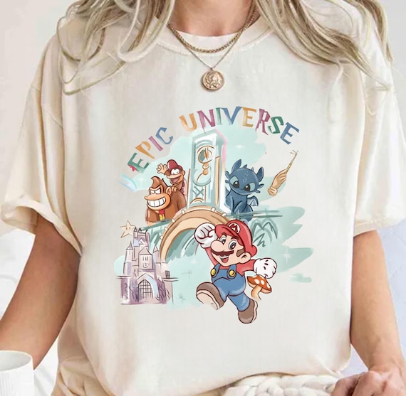 Retro Epic Universe Shirt, Family Universe park trip 2025 shirt,Disney Shirt, Orlando Park Epic Universe Shirts