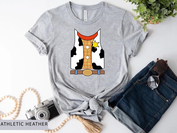 Toy Story Woody Shirt, Disney Woody Shirt, Disneyland Shirts, Toy Story Costume For Family Group T-Shirt, Space Toy Cosplay Costume Tee