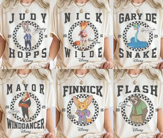 Disney Zootopia 2 Est Movie Police Department Shirt, Judy Hopps Nick Wilde Gary De'Snake , Zootropolis, Disneyland Family 2025 Trip Shirt